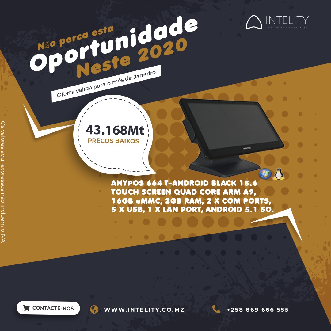 Imagem que ilustra o produto AnyPOS Touch Screen